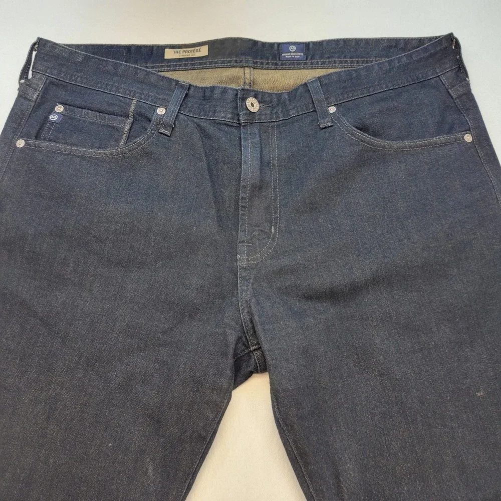 AG Adriano Goldschmied Jeans Mens 36x27 Blue The Protege Straight Leg Denim